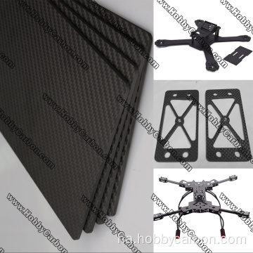 OEM Carbon Fier Fiber tare da CNC yankan